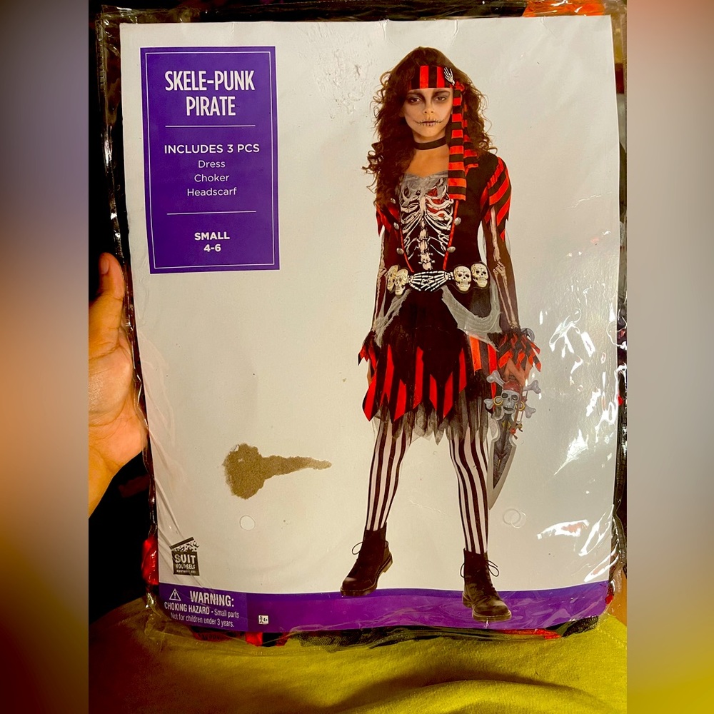 Skele-Punk Pirate Size 4-6